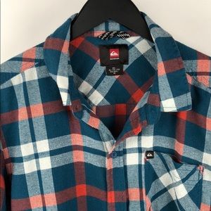 Quicksilver casual button-down boys shirt XL